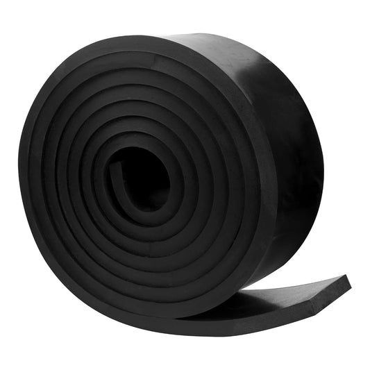 NABOWAN Solid Rubber Strip,Sheets,Rolls 1/4" (.250") Thick x 2" Wide x 60" Long, Thick Neoprene Rubber, Perfect for DIY Rubber Gasket, Weather Stripping, Sealing, Padding
