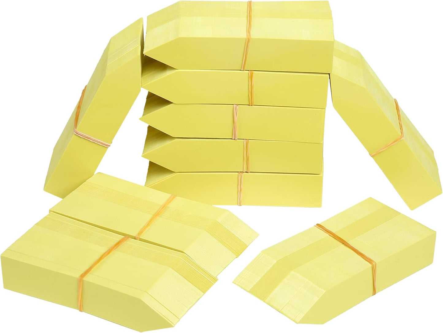 1000 Pcs Plant Tags, 4 Inch Plastic Garden Plant Pot Markers Waterproof Plant Labels, Yellow