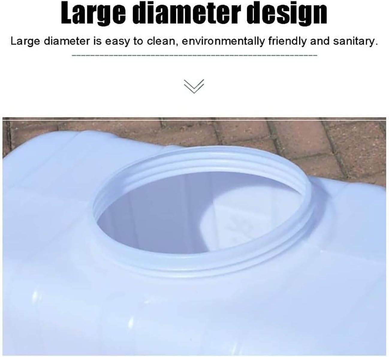 Large Capacity Water Tank with Faucet for Household and Outdoor Use - Portable and Durable Plastic Water Storage Cube