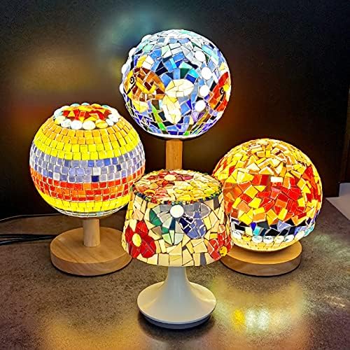 1.1lb Irregular Crystal Mosaic Tiles,Small Mosaic Tile DIY Hobbies Children Handmade Crystal Craft for Crafts Bulk DIY Picture Frames Handmade Jewelry Coaster (Dark Series)