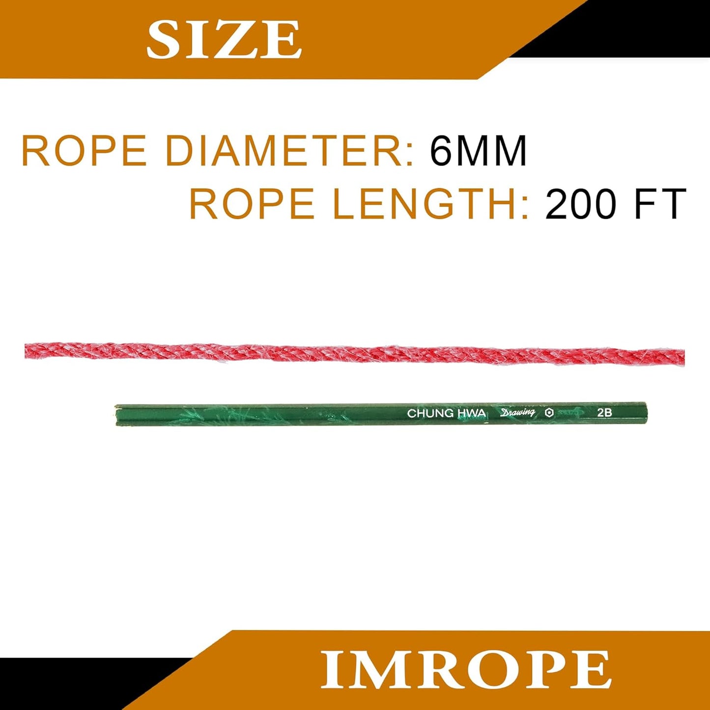 6mm x 200 Feet Red Jute Rope, Twine for Gardening Tomato Climbing Plant Tie Floristry Crafts Gift Wrapping Packing Decor