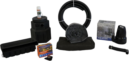 HALF OFF PONDS Pond Free Cascade 4100 Waterfall Kit with 10' x 30' EPDM Liner and 4,100 GPH Pump - PMDP2