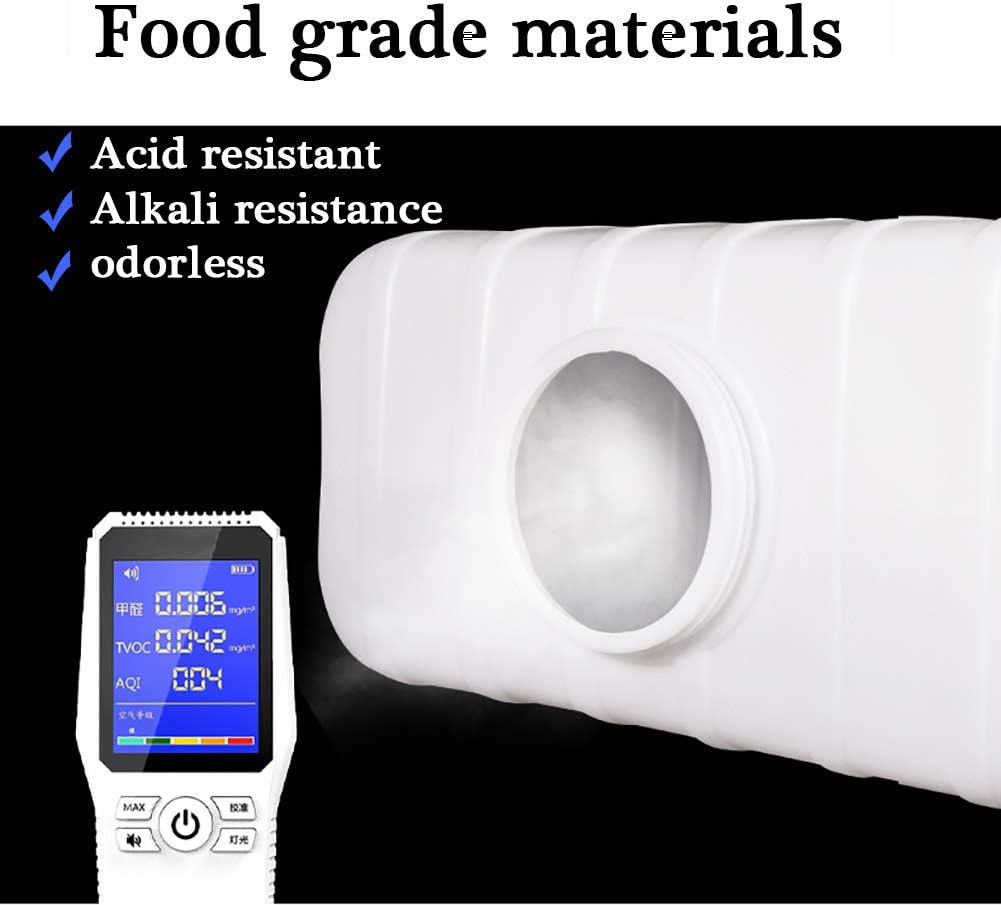 Large Plastic Water Storage Tanks Emergency Water Storage 50L/80L/110L/200L Camping & Hiking Water Storage Water Container Multifunctional Water Tank(Size:80L/21gallon)