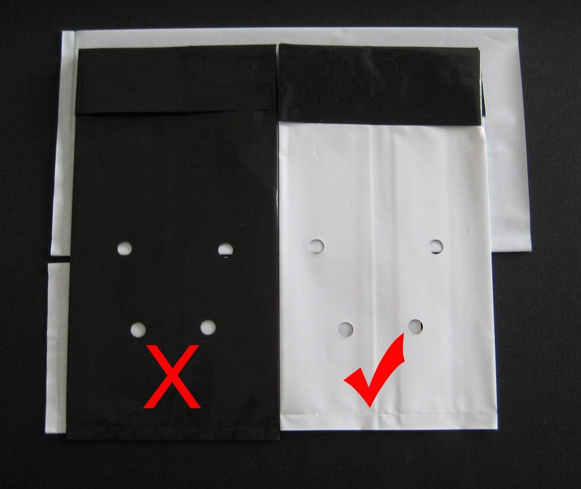 HORTIPOTS 30 Gallon Black White Poly Grow Bag Large Thick Plastic Transplanter Bags (10 Pieces per Pack)