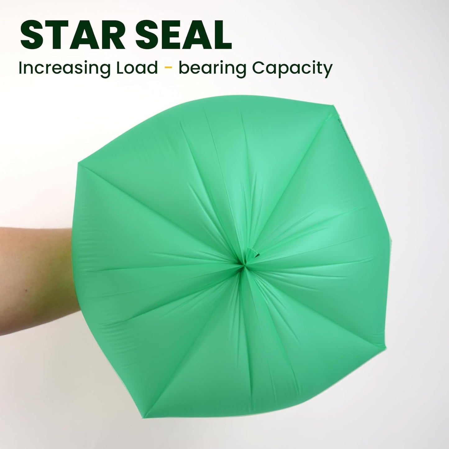 Compostable Bags, 6 Gallon Food Scraps Yard Waste Bags,Fits 5-6-8 Gallon trash can, 30 Liter, 70Count, Heavy Duty 0.85 Mils, ASTMD 6400 Kitchen Trash Bags, BPI&OK compost HOME certified