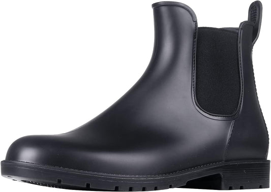 Asgard Women's Ankle Rain Boots Waterproof Chelsea Boots