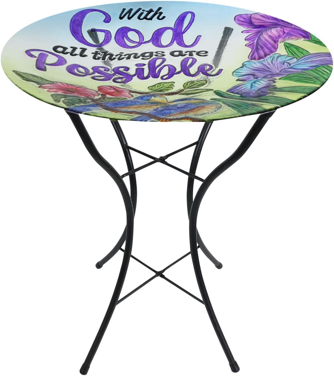 Briarwood Lane with God Glass Birdbath