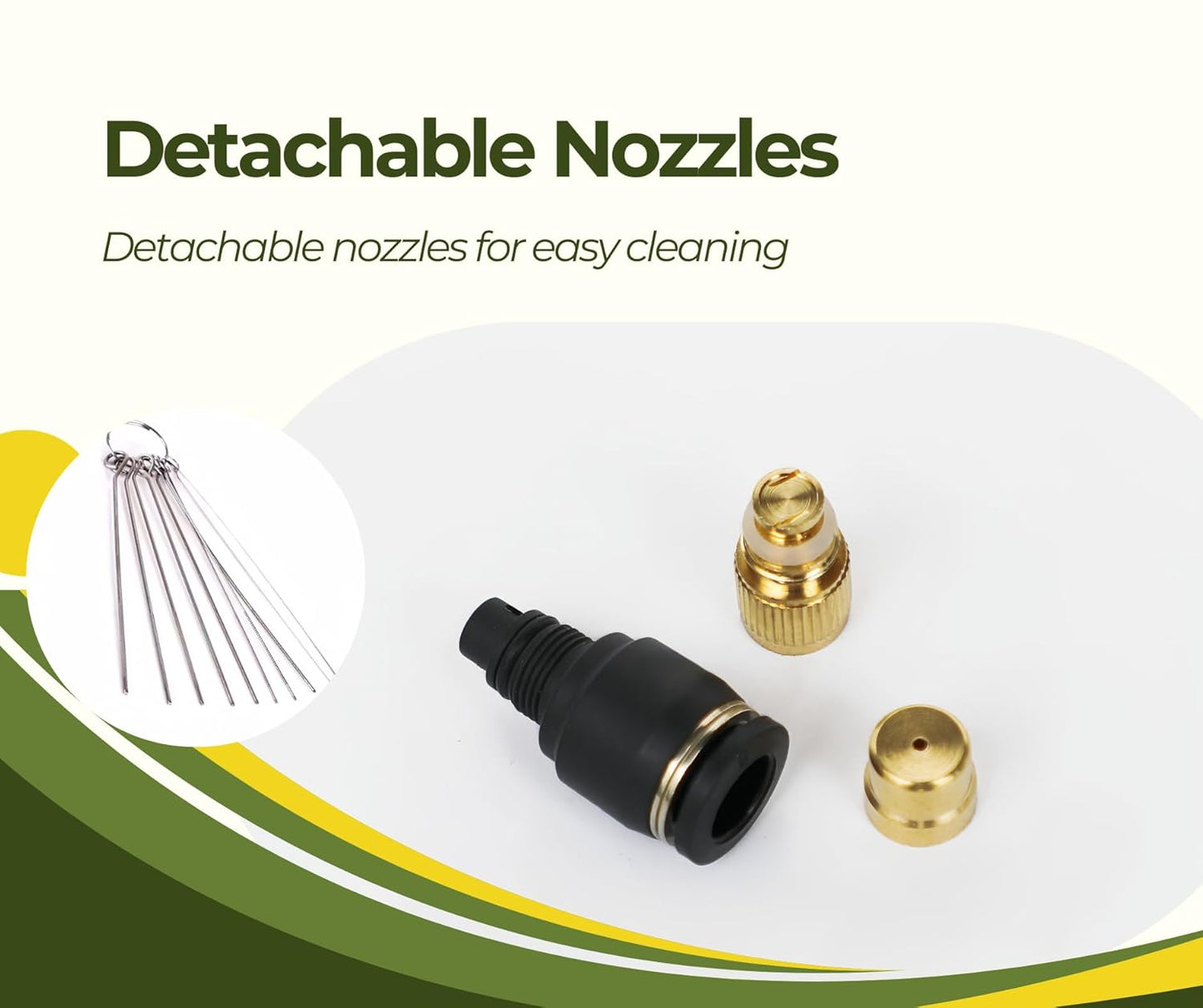 5pk Brass Misting Nozzles Tee 8 inch 360 Degree Adjustable Copper Sprayer, Compatible with1/4 trubing Hose Watering Plant Drip Irrigation Pneumatic Fittings Connection for Watering Garden(5pk)