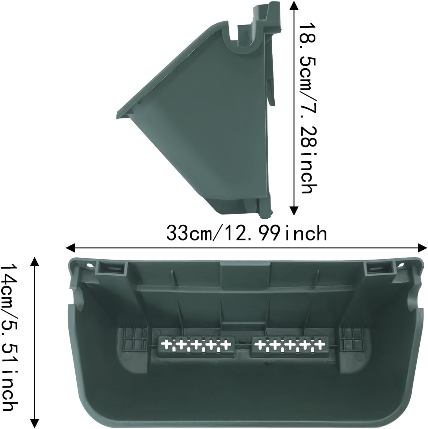 16 Pack Self Watering Wall Mounted Planter, Indoor and Outdoor Vertical Planter Wall Mounted Planter for Patio Outdoor Decor with Drainage Holes, Vertical Garden Planters for Indoor Plants- Green