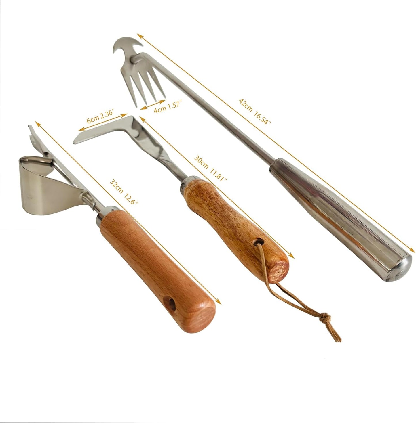 Gardening Tool, Weeder Tool Set Weeding Artifact Uprooting Tool for Garden & Patio (3pcs Weeder Tool 01)