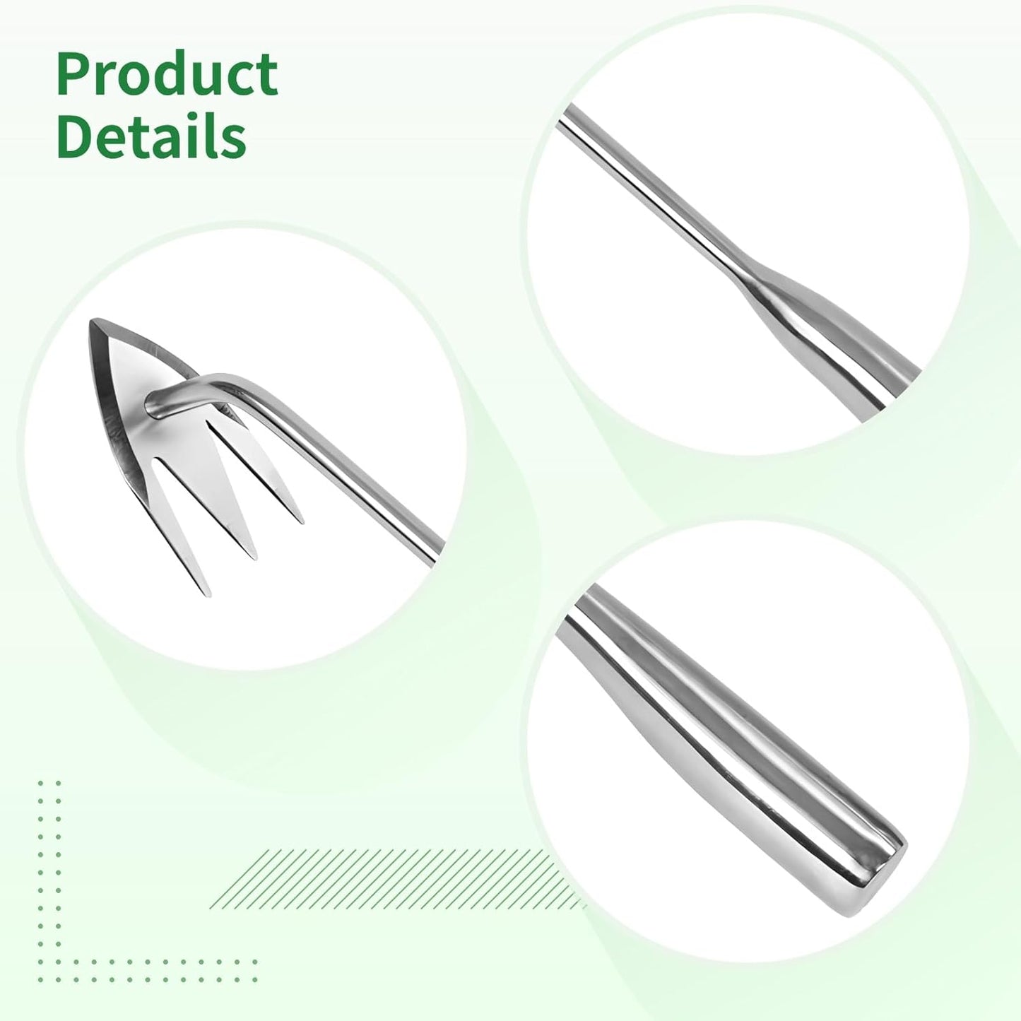 Stainless Steel Weed Puller, Garden Hand Tool, Long-Lasting and Precise, Effortless Weed Removal, Ideal for Various Gardening Tasks, Length: 34.5 cm/13.58 in