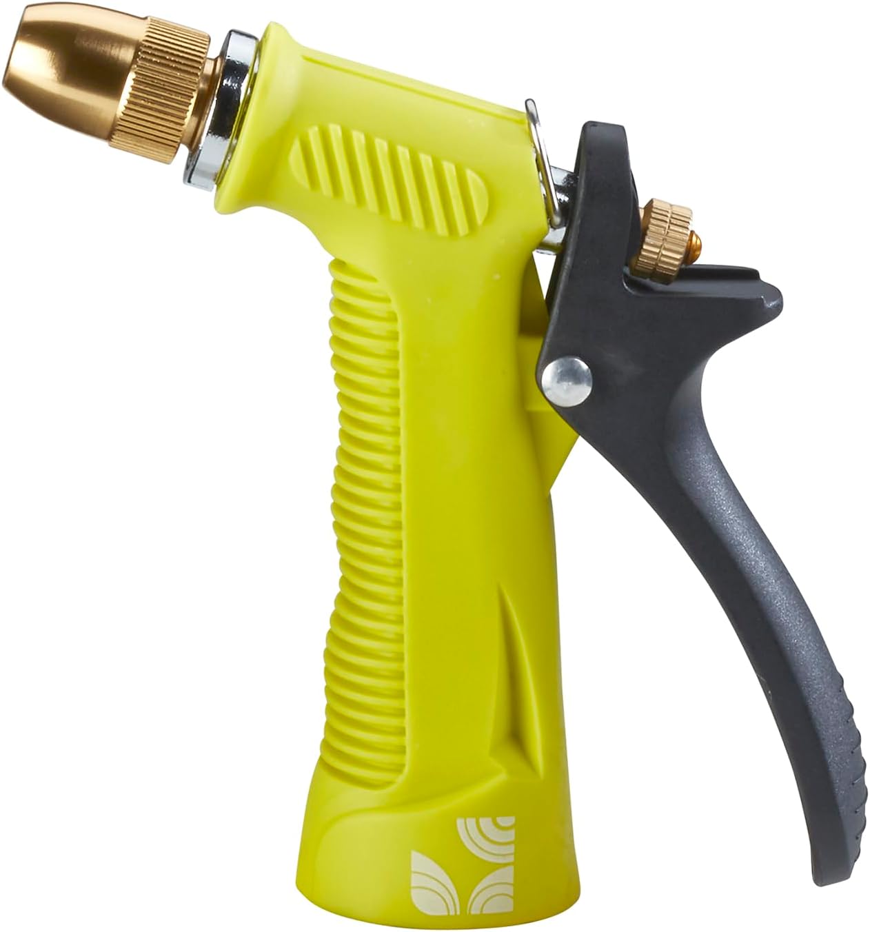 Adjustable Water Jet Hose Nozzle 500010 with Rear Trigger and Comfort Grip by New England Garden Tools for Cleaning, Watering Plants & Yards, Washing Cars & Pets