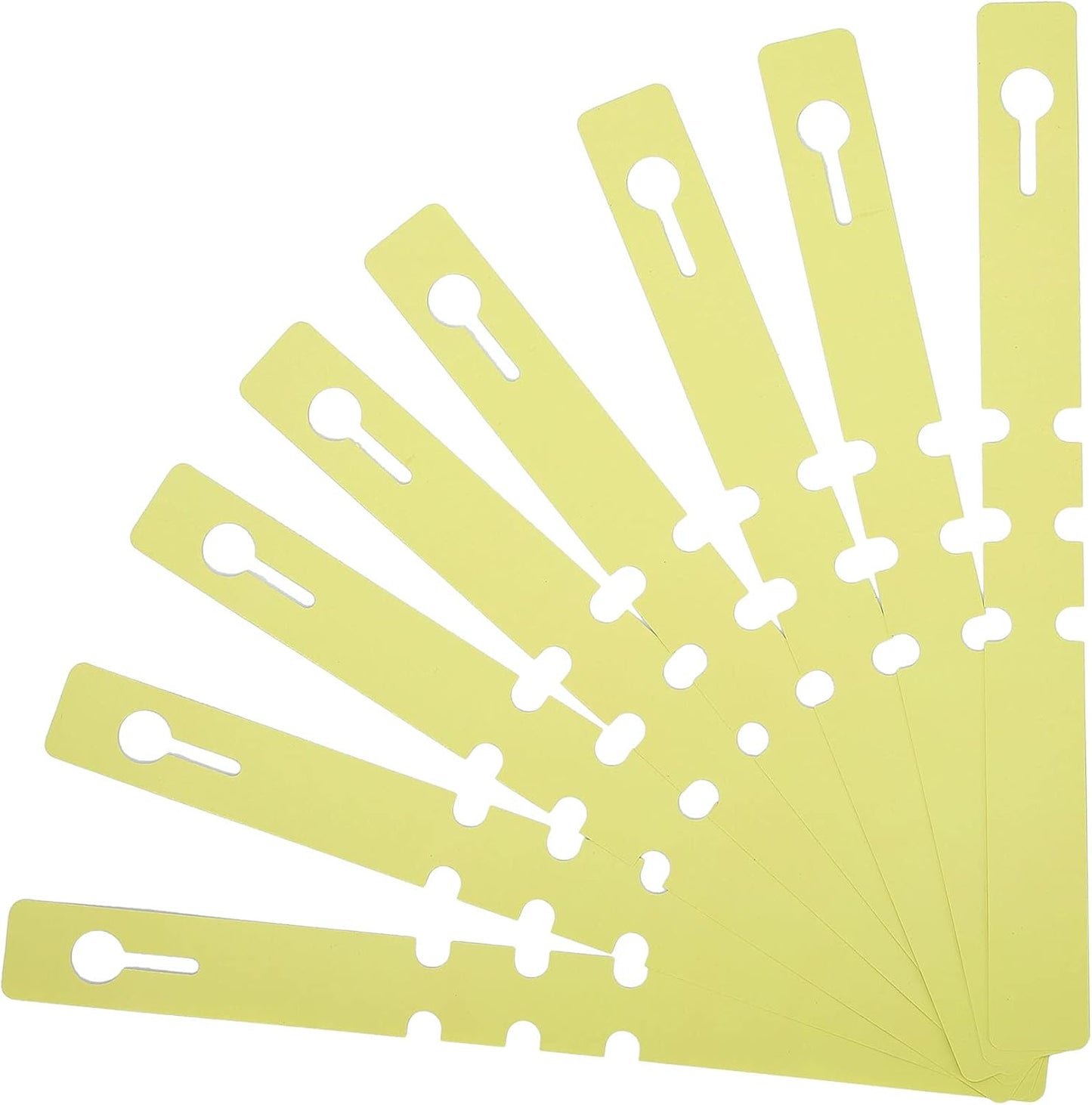 200 Pcs Yellow Plastic Plant Tags with a Marker Pen, Wrap Around Hanging Tree Tags Nursery Garden Labels Waterproof Nursery Garden Stakes, 2x20cm