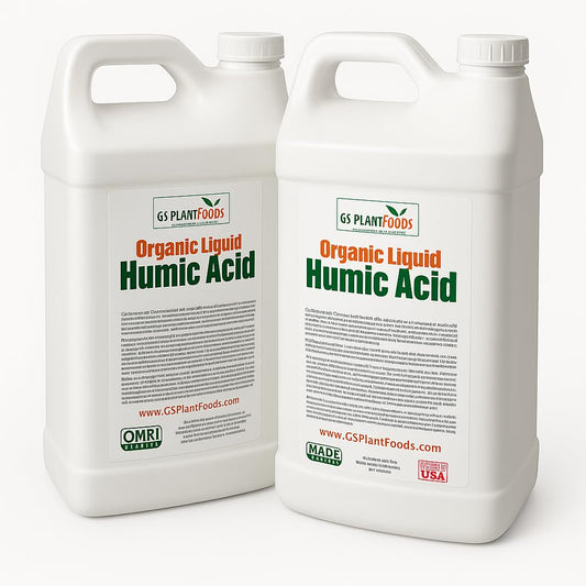Humic Acid - Organic Liquid Humic Concentrate with Fulvic Acid - (5 Gallon Drum) - Multi-Purpose Soil Conditioner - Suitable for Gardens, Lawns, Houseplants & Trees