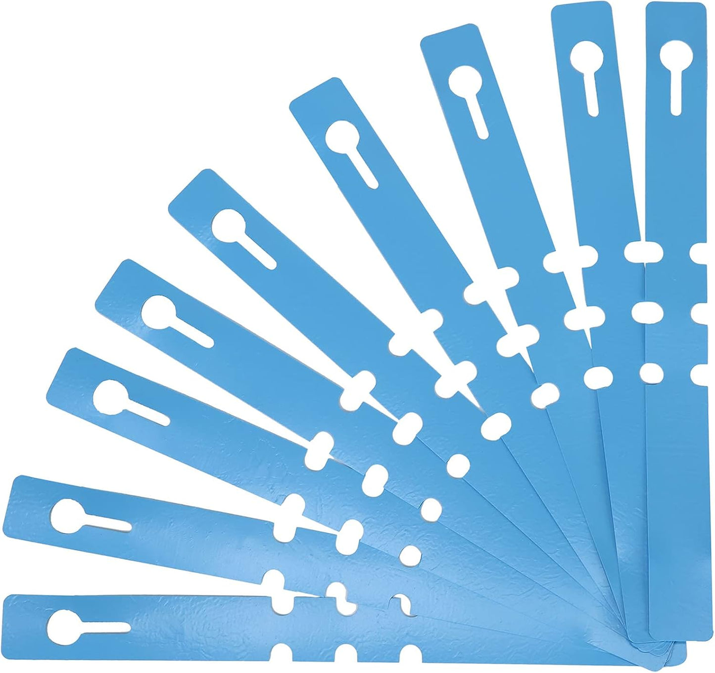 200 Pcs Blue Plastic Plant Tags with a Marker Pen, Wrap Around Hanging Tree Tags Nursery Garden Labels Waterproof Nursery Garden Stakes, 2x20cm