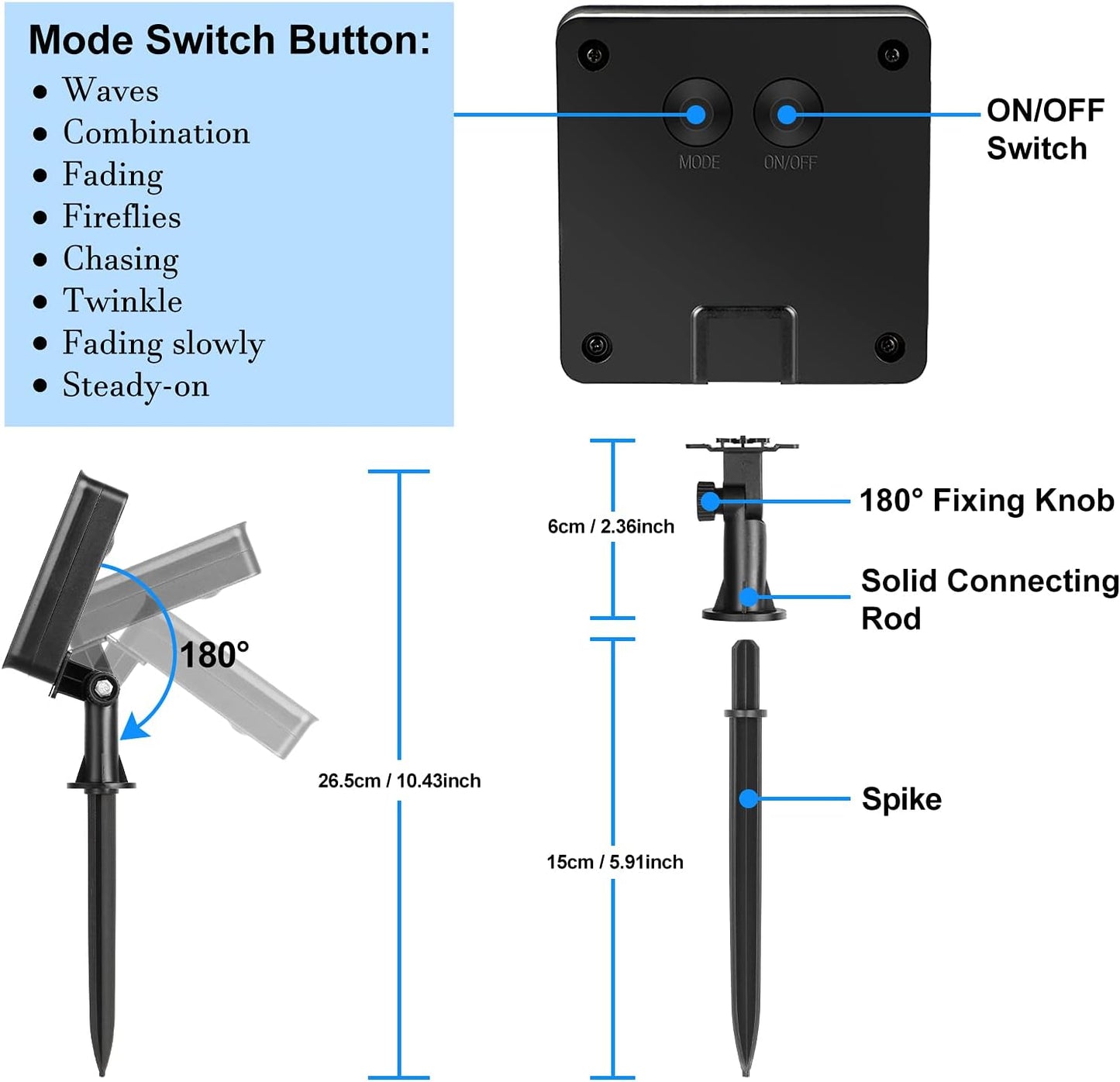 Extra-Long 288FT 800LED Solar Fairy String Lights, 4-Pack 72FT 200 LED Outdoor Twinkle Lights Waterproof 8 Lighting Modes Cool White Silver Wire Lights for Deck Backyard Tree Garden Fence Pool Party