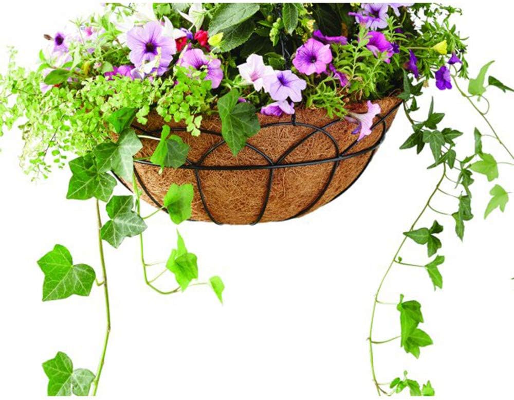 1 PCS 22" x 14" Coco Liners for Planters,Round Basket Shaped Coconut Fiber Replacement Liners
