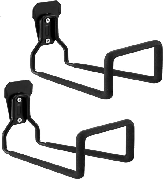 Hose Hanger 2 Pack, Heavy Duty Metal Hose Holder Wall Mount, Hook for Garden Hose/Expandable Hose/Hose Reel/Water Hose/Pocket Hose/Flexable Hose (100 Ft)