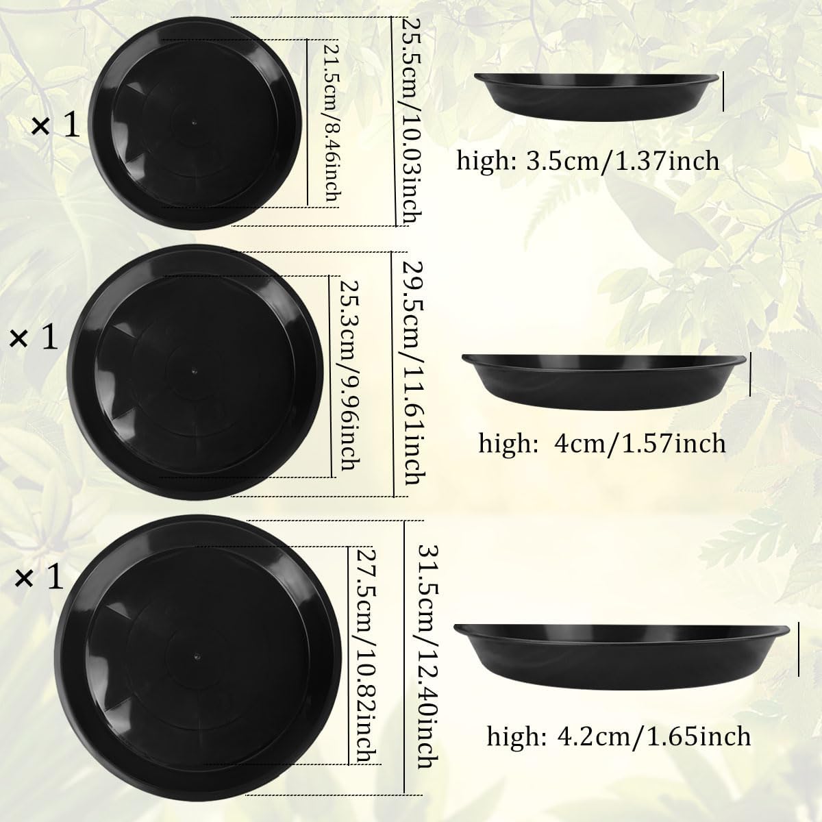 Reusable Mold Tray for Stepping Stone 3 Size Soft PlasticCement Molds for Concrete and Stained Glass Round