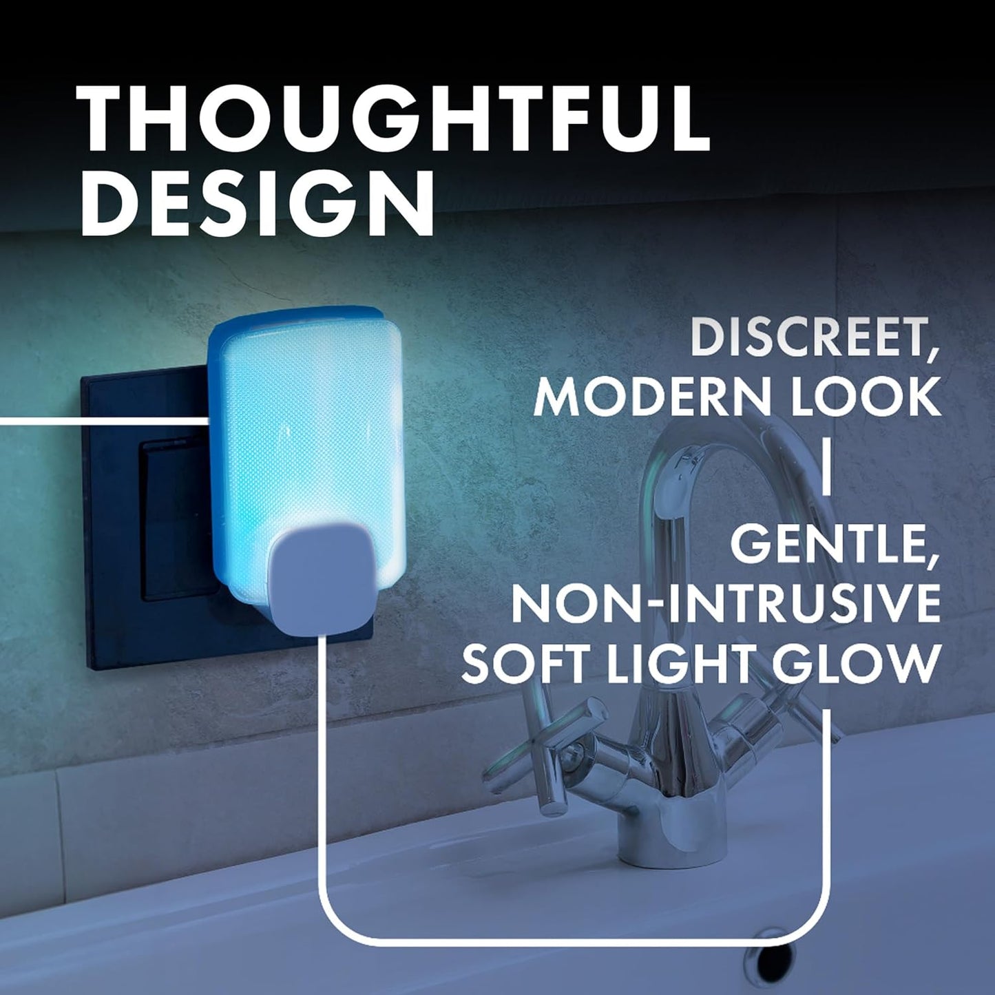 STEM Light Trap: Indoor Fruit Fly Trap, Effective Insect Control for Home, Attracts and Traps Flying Insects, Emits Soft Blue Light, Starter Kit with 1 Plug-in Device and 3 Cartridges