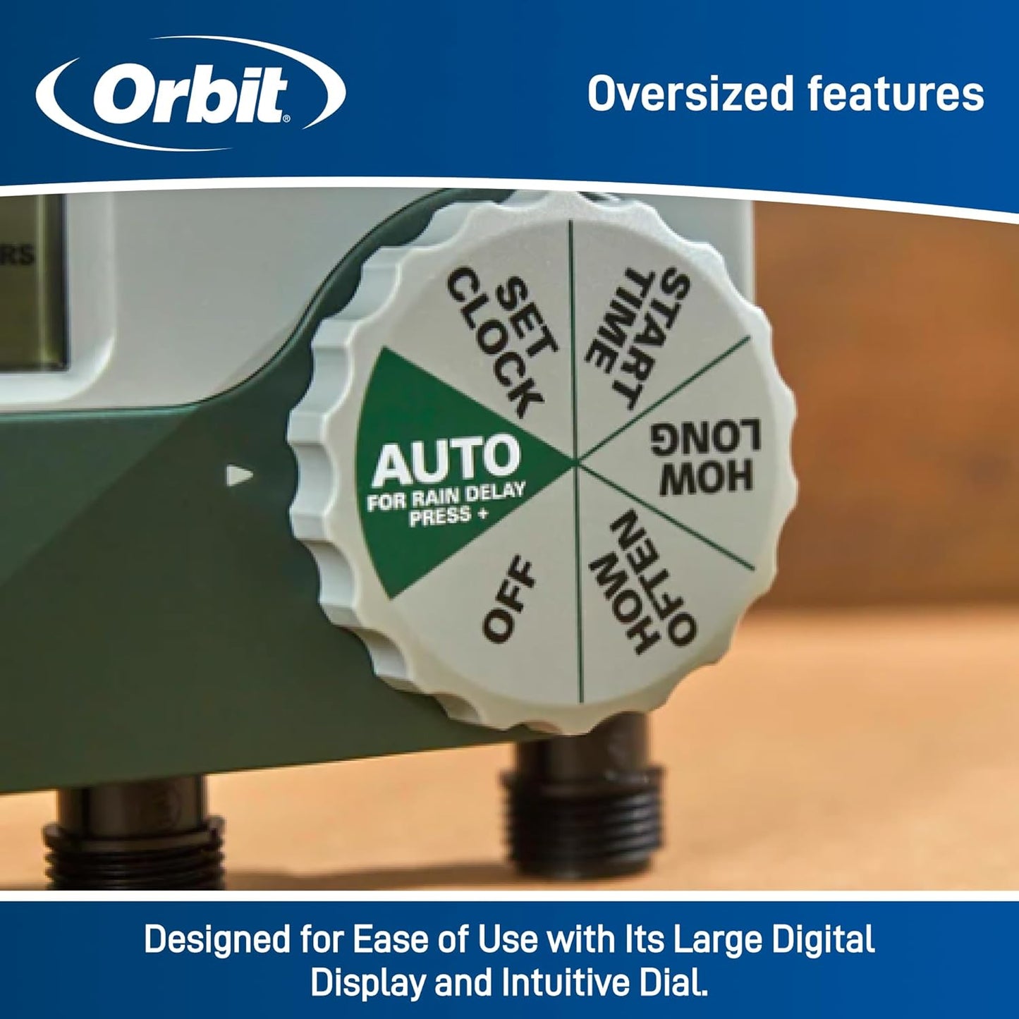 Orbit 56082 3-Outlet Programmable Digital Hose Watering Timer