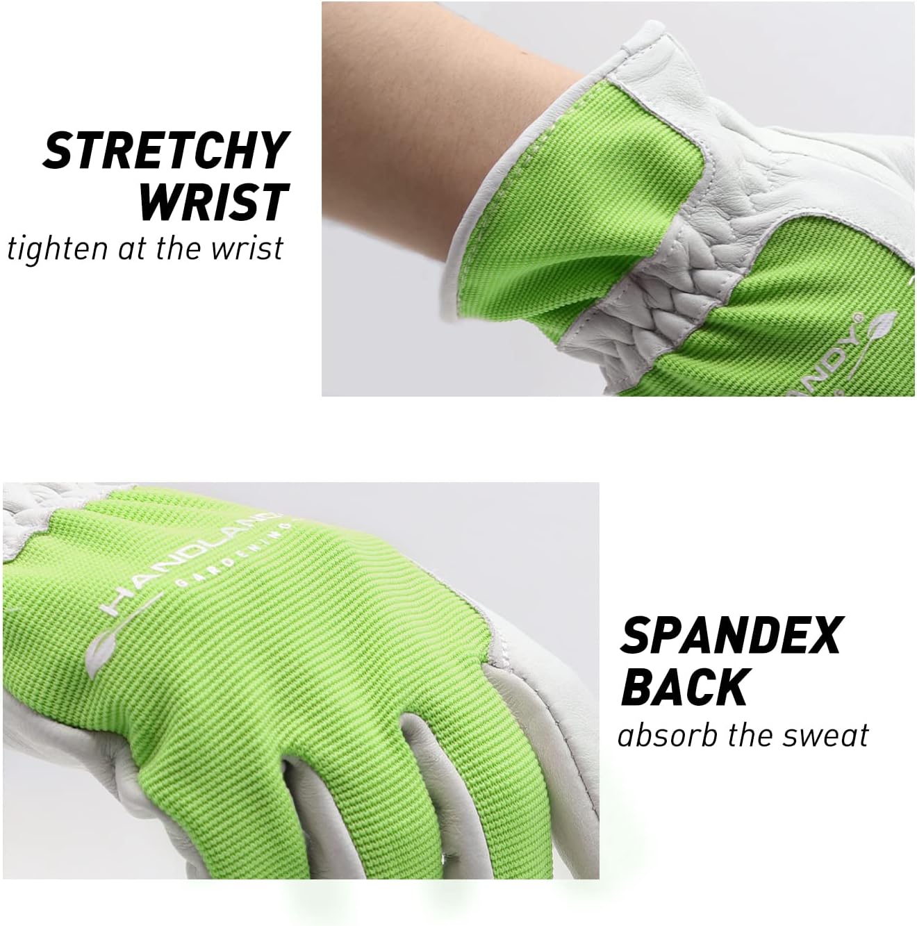 HANDLANDY Women Safety Work Gloves Utility Touch Screen Working Grip Glove for Yardwork Gardening Breathable Mechanic Gloves