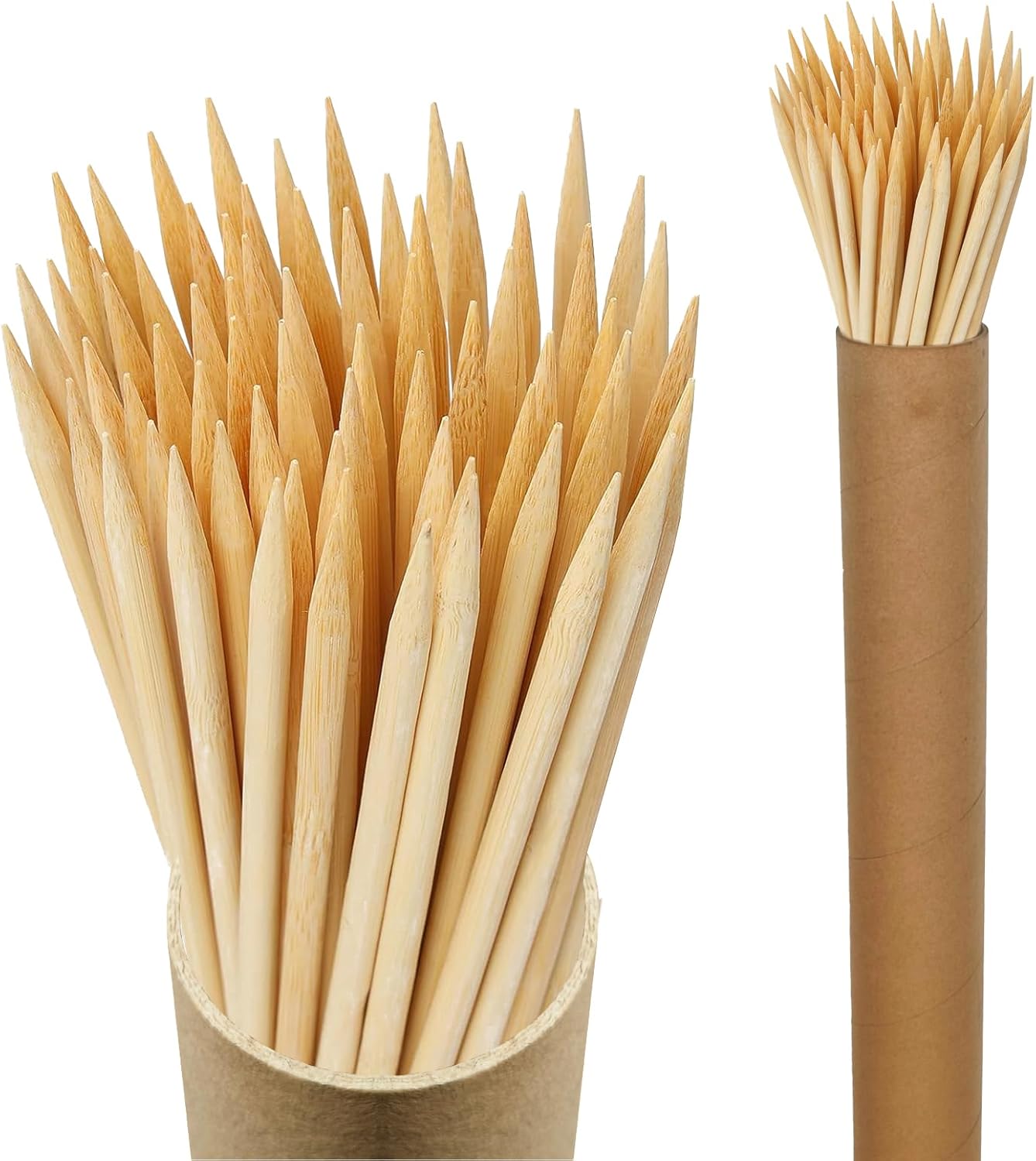 100 PCS 2FT (24 Inch) Bamboo Plant Stakes – Natural Bamboo Sticks for Indoor & Outdoor Plants – Garden Stakes & Plant Support Stakes for Tomato, Beans, Climbing Plants & More – VESYMAN