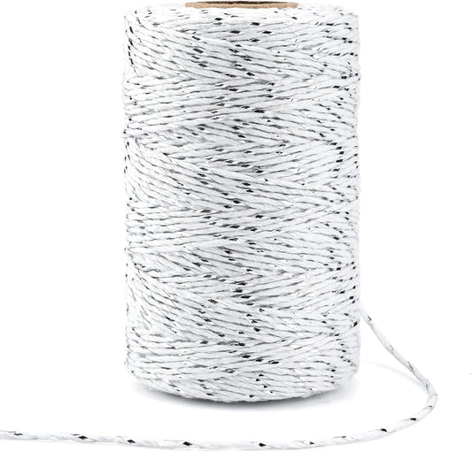 328 Feet Cotton Baker's Twine Gift Wrapping Holiday Twine Wedding Christmas String Cotton Cord Rope