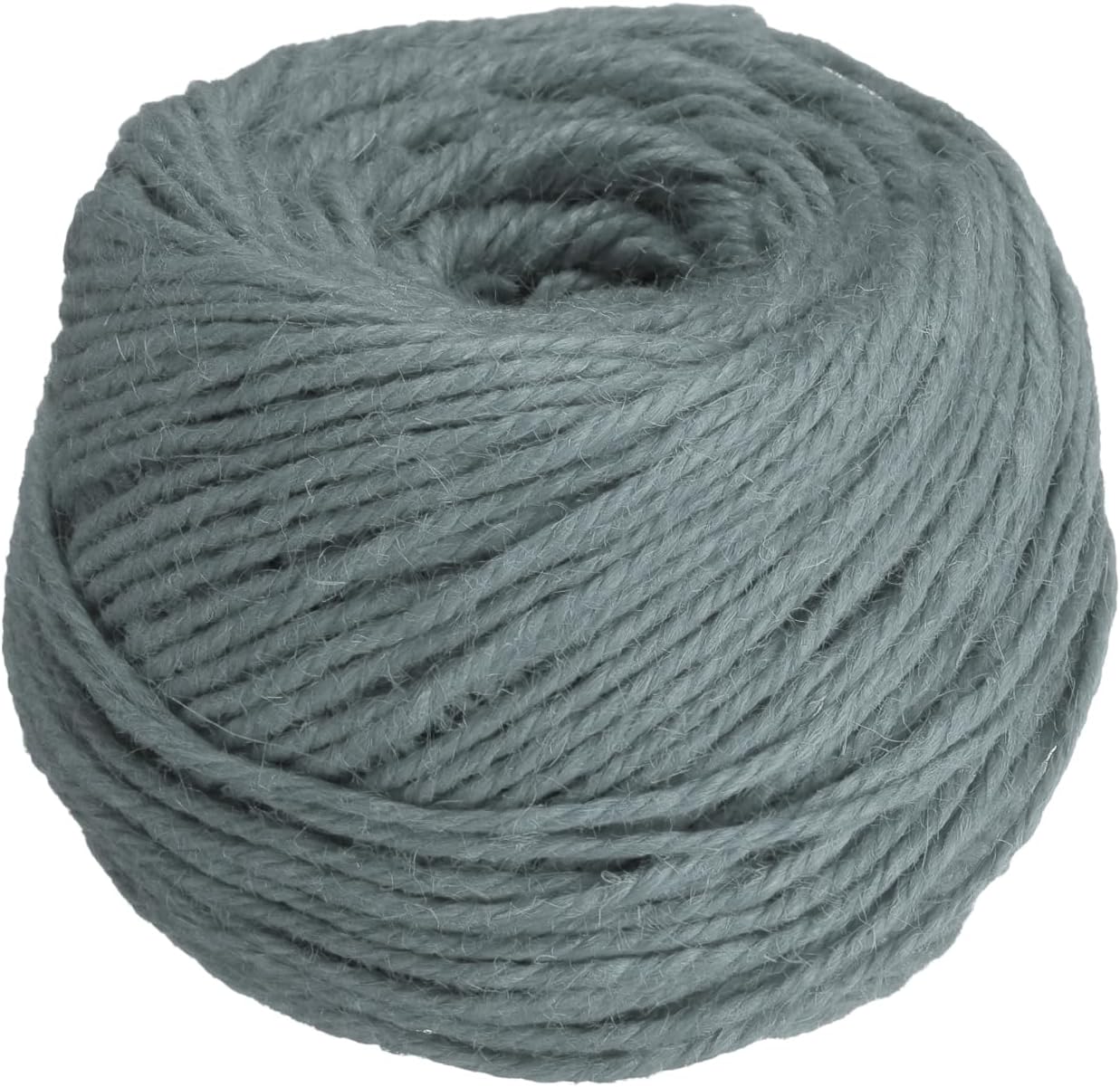 uxcell 328 Feet Natural Jute Twine String,3mm Thin Garden Twine Rope Colored Plant String Cord for DIY Art Crafts Gift Wrapping Decoration Packing Gardening Plant Hanger,Grey