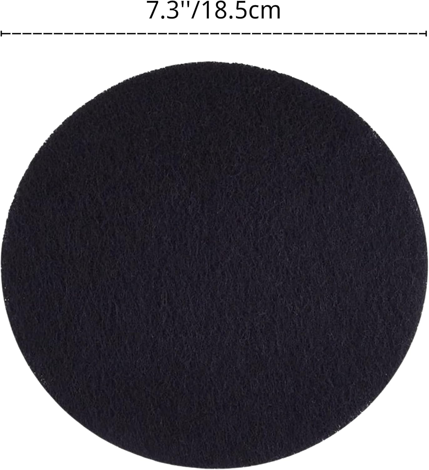 Perfnique Compost Bin Charcoal Filters, 12 Pack Filter Replacement for Compost Bucket, Kitchen Compost Bin Countertop Filters, Longer Lasting Activated Carbon Filters for Kitchen Pail Composter