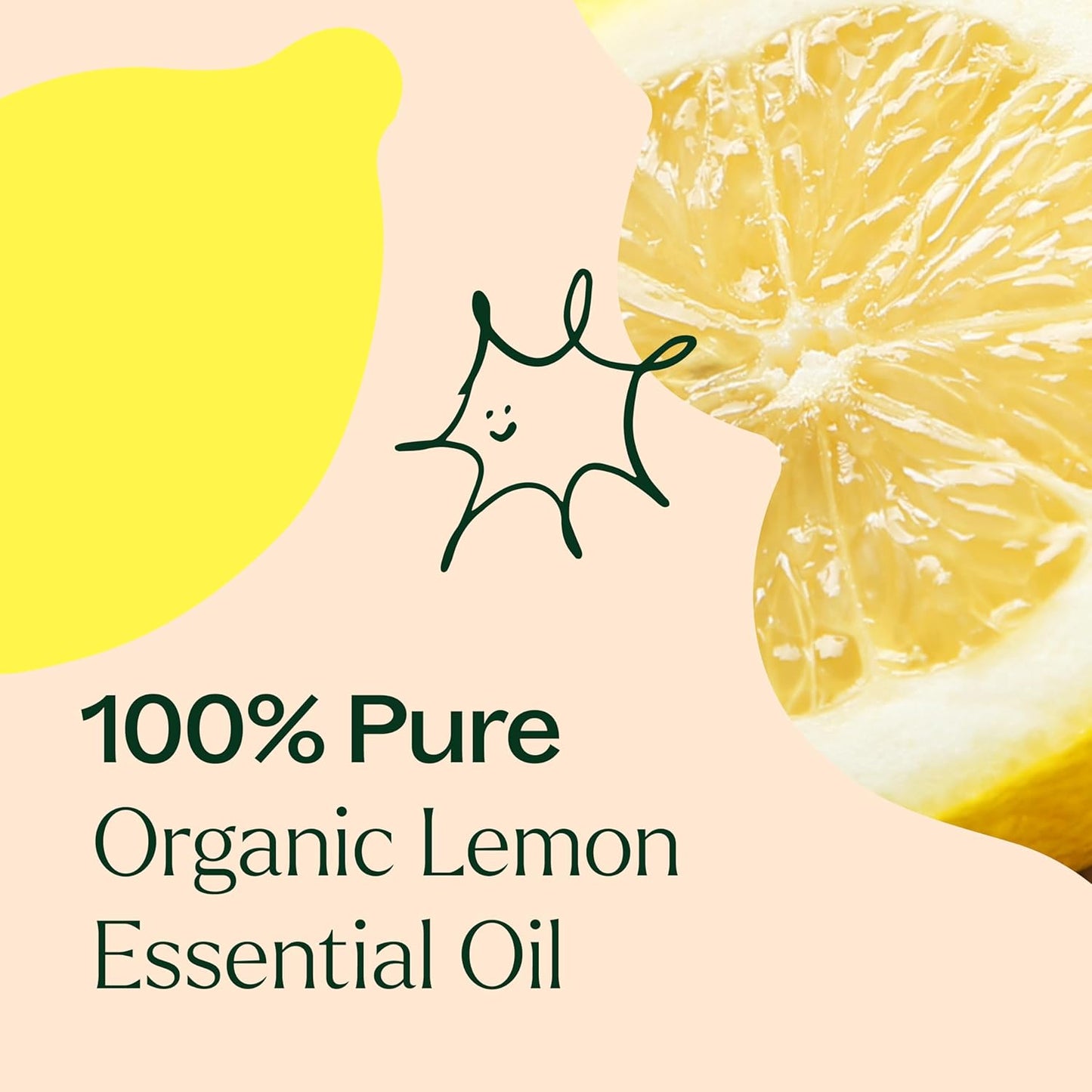 Plant Therapy Organic Lemon Essential Oil 100% Pure, USDA Certified Organic, Undiluted, Natural Aromatherapy, Therapeutic Grade 30 mL (1 oz)