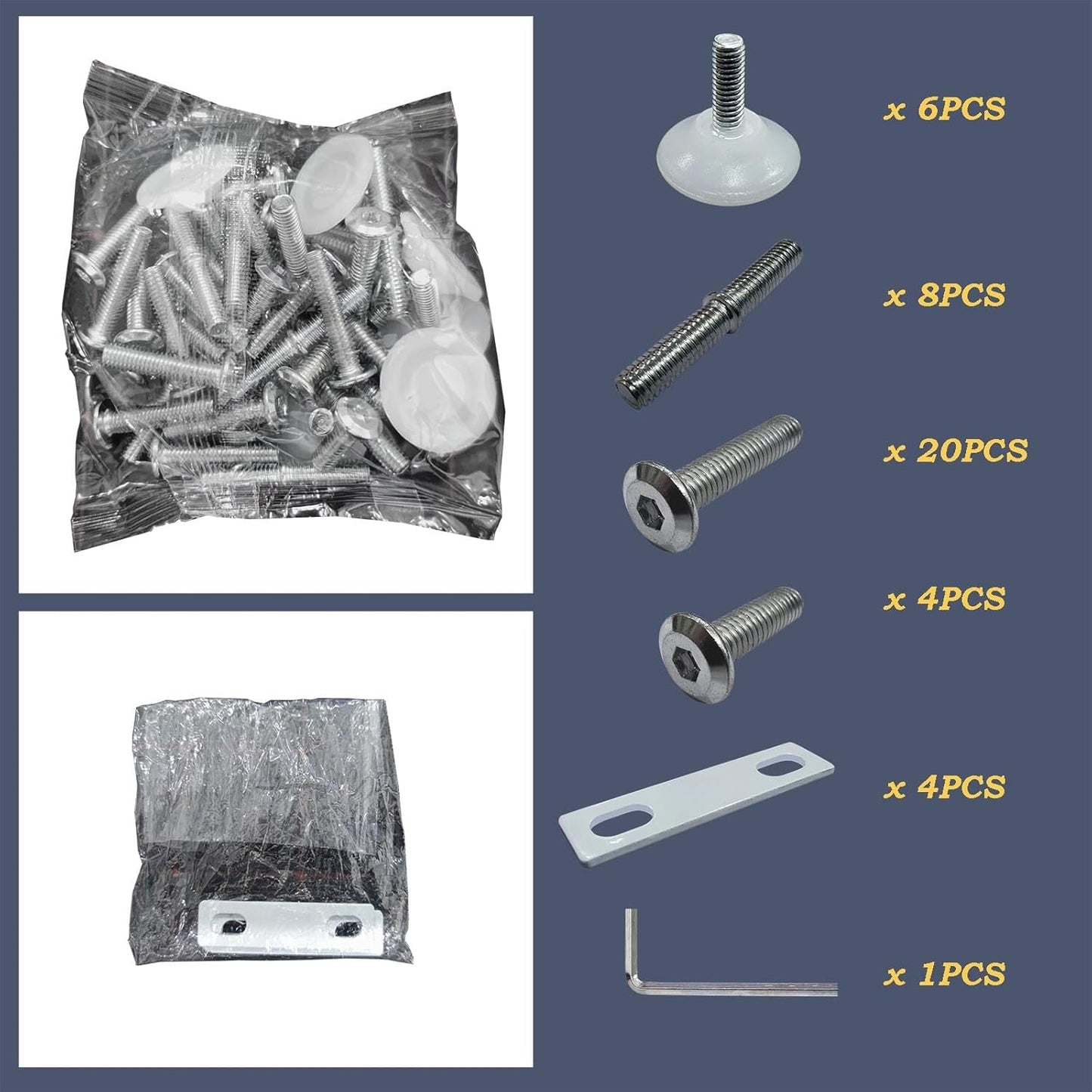 3 Tier 8 Potted Metal Large Plant Stand for Indoor Outdoor Flower Pot Display Planter Shelf, White