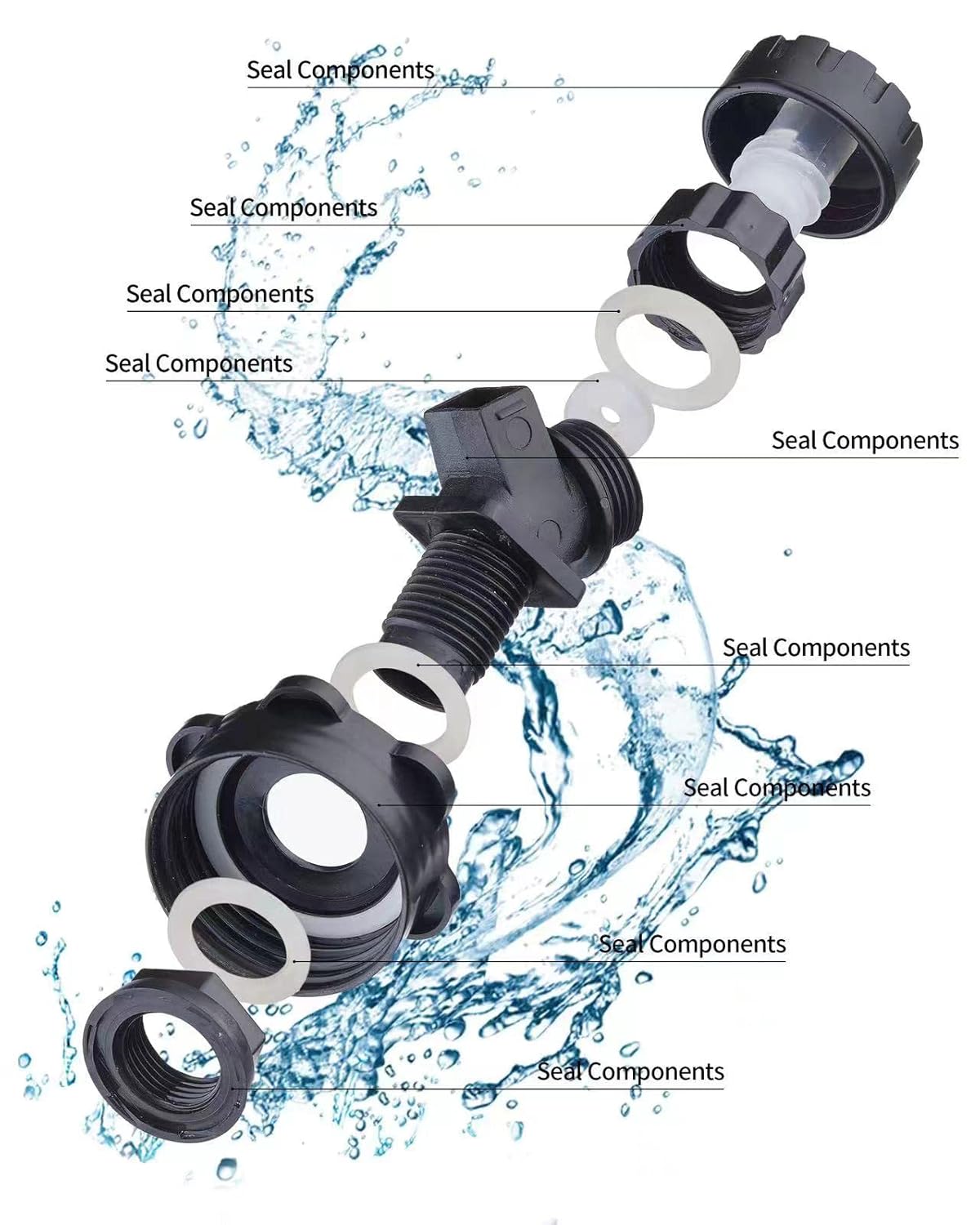 UPWOIGH Camping Water Container, 2.6 Gallon Water Containers Jug, Truly No Leakage Water Storage, Military Green Water Tank,BPA Free Portable Emergency Water Storage for Camping, Hiking