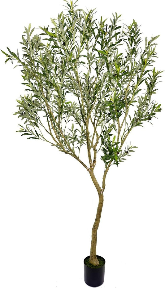 8ft Artificial Olive Tree Fake Tree Interior Decoration Tree Artificial Tree Fauk Tree