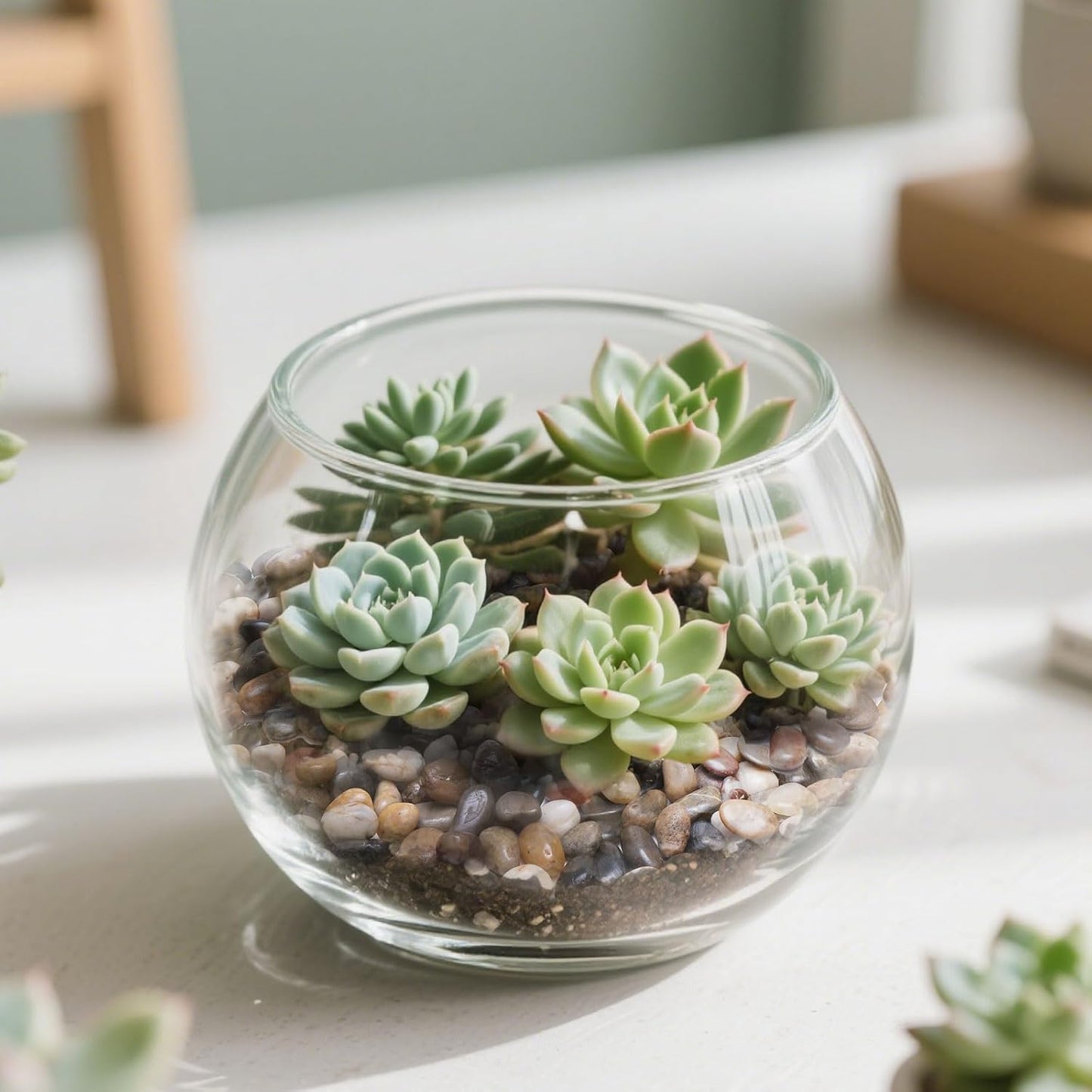 10lbs Rocks for Plants Indoor, 3/8 Inch Small Pebbles for Plants, Aquariums, Bamboo, Vase, Succulent, Outdoor Landscaping, Decorative Plant Rocks for Pots Indoor, Polished Mixed Color