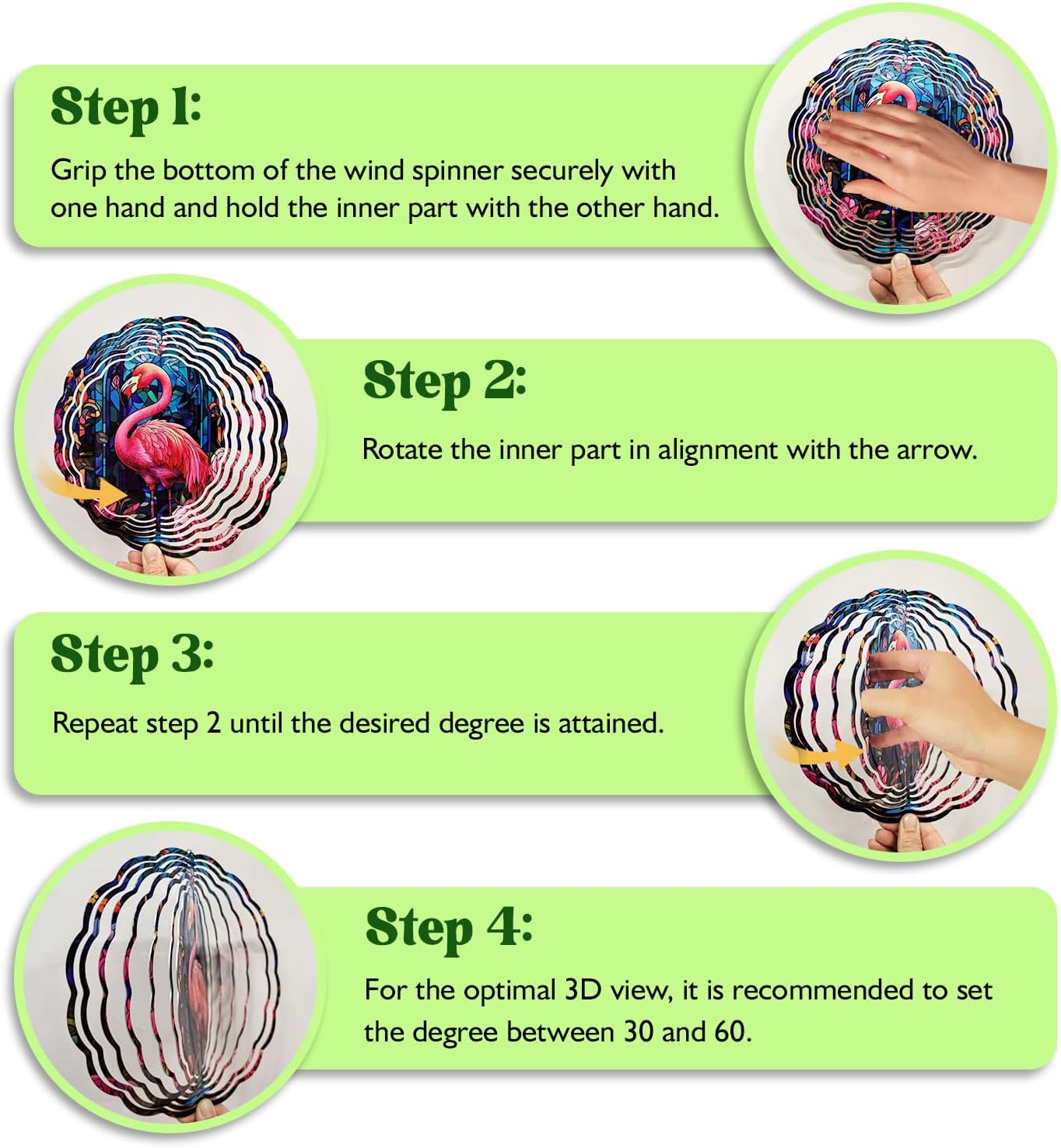 Cat Wind Spinner, Cat Wind Spinner Hanging for Yard and Garden, Unique Gift Wind Spinner, 3D Hanging Wind Spinner Outdoor, Cute Cat Wind Spinner