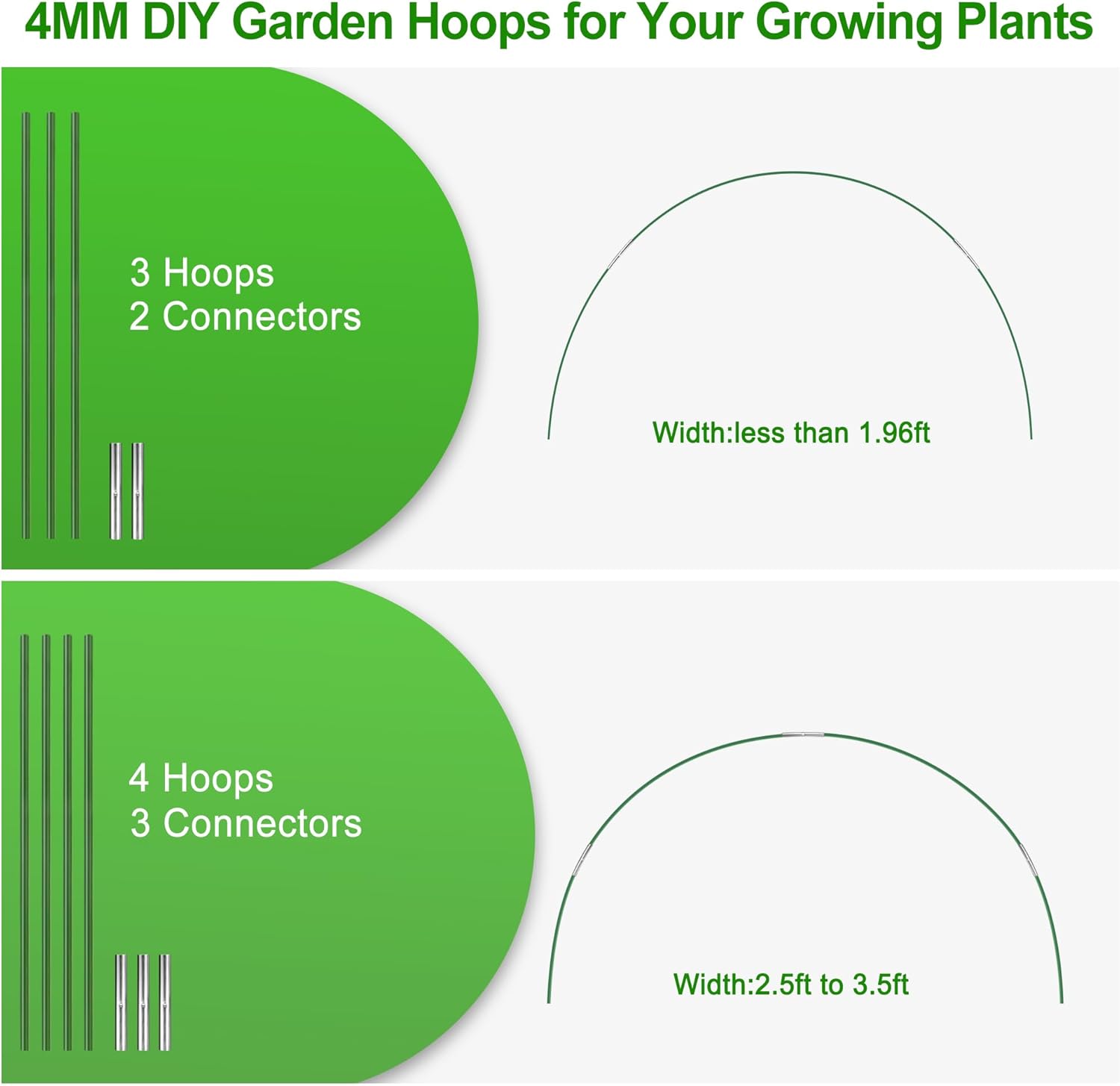 FOTMISHU Garden Hoops - Thumbnail 4