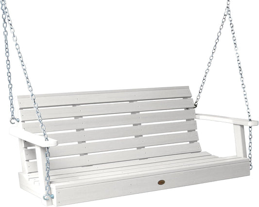 highwood Weatherly Porch Swing 5 Feet, White