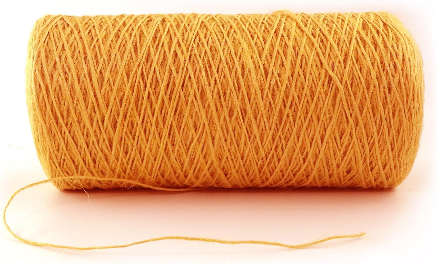 1mm x 1000 Feet Orange Jute Rope, Twine for Gardening Tomato Climbing Plant Tie Floristry Crafts Gift Wrapping Packing Decor