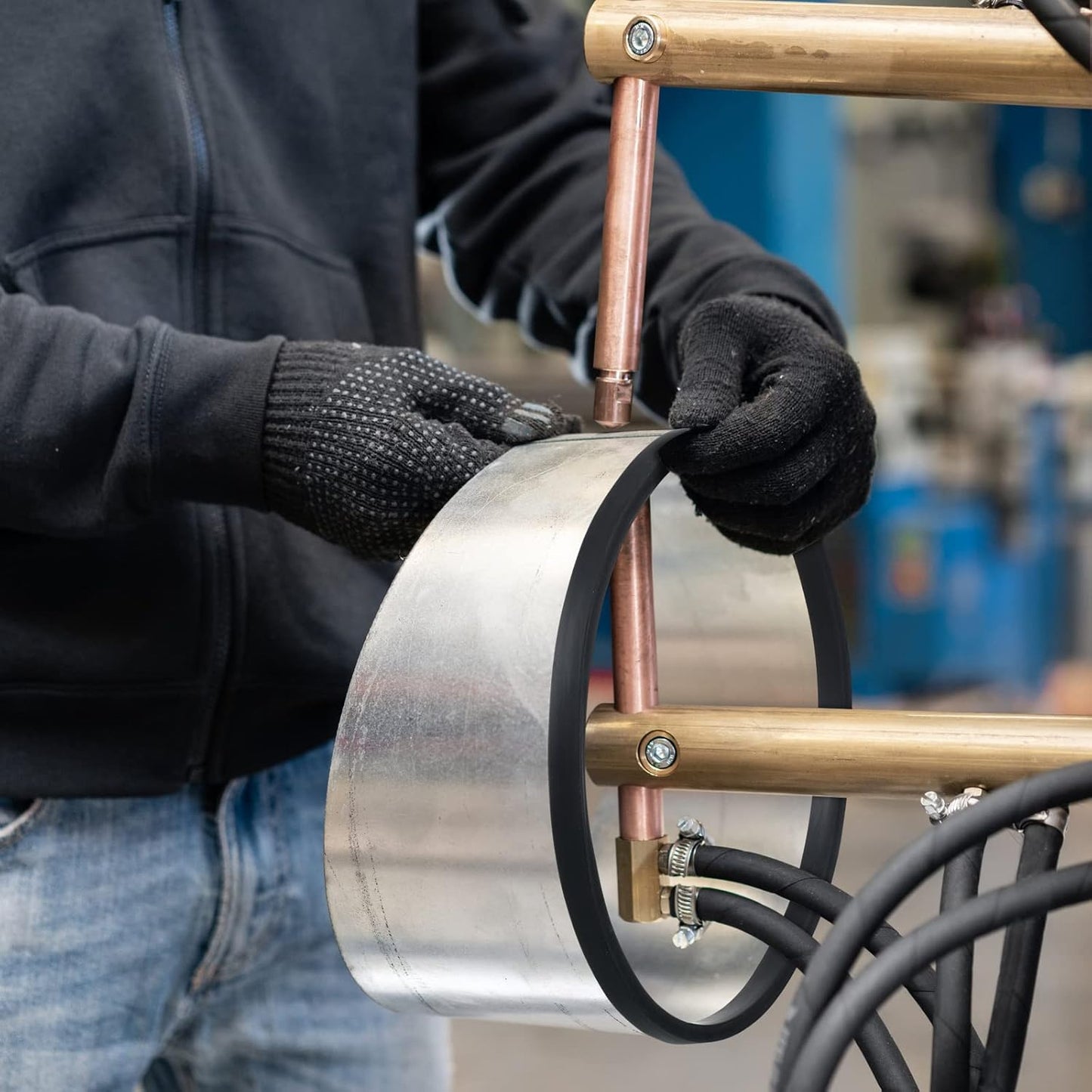 Kingdder Rubber Edge Trim U Channel Rubber Door Seal Strip Weather Resistance Sheet Metal Edge Protector Fits 1/8 Inch for Car Doors, Steel Plates, Glass, Hatches, Table Corners(60 Feet)