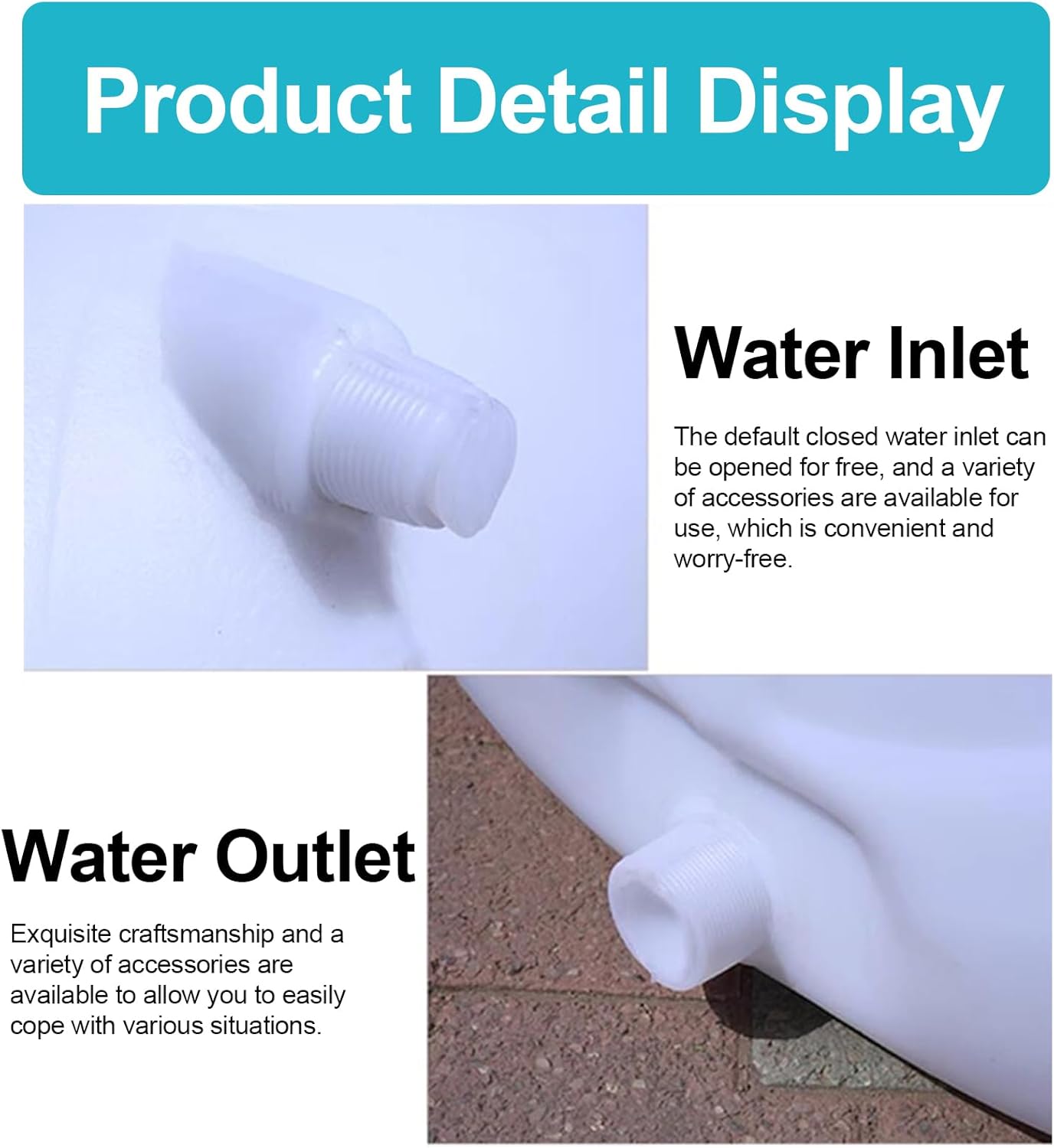 Heavy Duty Water Container Plastic Water Storage Carrier with Tap 50l 80l 110l 200l Water Tank Water Bottle Dispenser for Camping Caravan Hiking Outdoor(Size:80L)