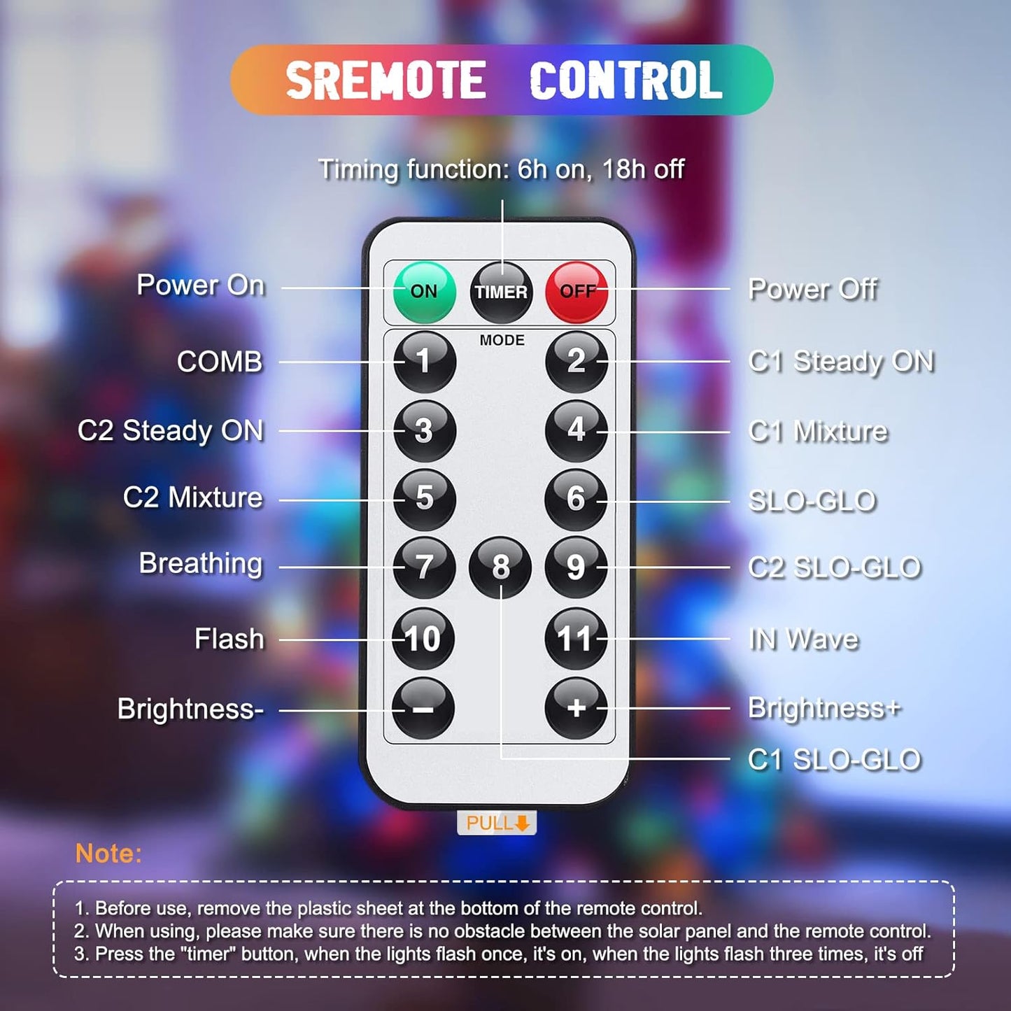 JMEXSUSS 2 Pack White and Multicolor Solar Christmas Lights, Total 400 LED 151FT Color Changing Solar String Lights Outdoor Waterproof for Outside Yard Tree Christmas Decorations