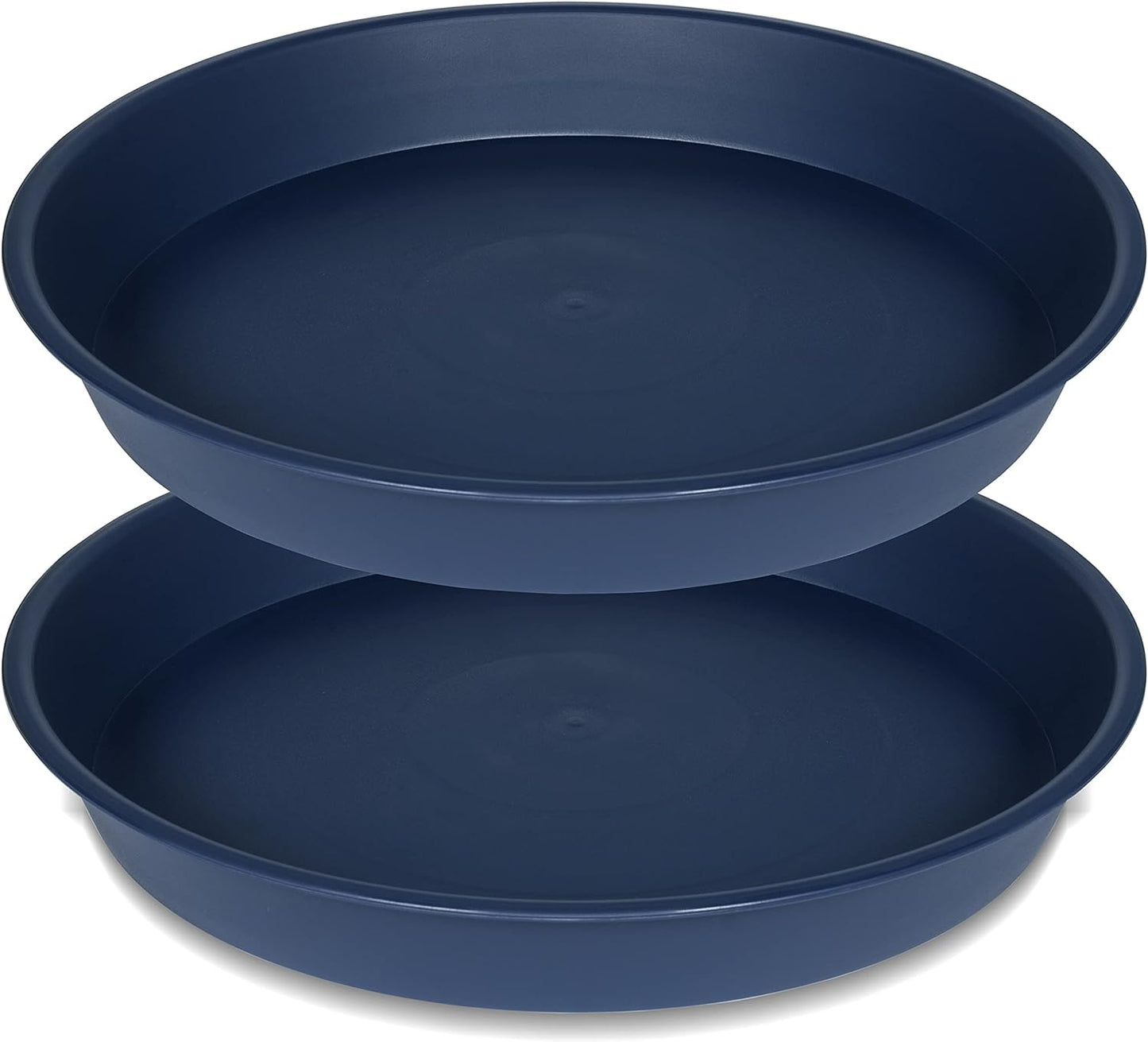 2 Pack of Bird Bath Bowl 12", 1.6" Depth, 10 12 inch Birdbath Bowls Dish Only for The Garden, Large Plant Saucer (12", Blue)