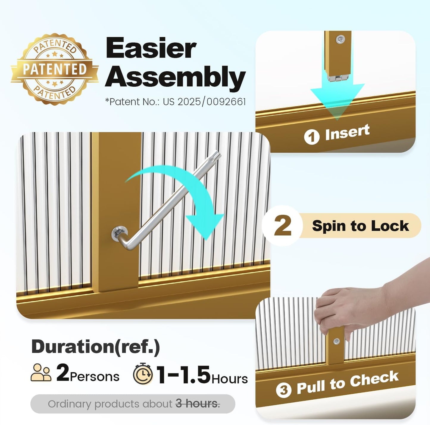KING BIRD Greenhouse for Outdoors, 4x6 FT Polycarbonate Walk-in Green House, Quick-Setup Aluminum Frame UV Resistant Panel for Outside Garden Backyard W/ Lockable Screen Door, Vent, Wood-Like