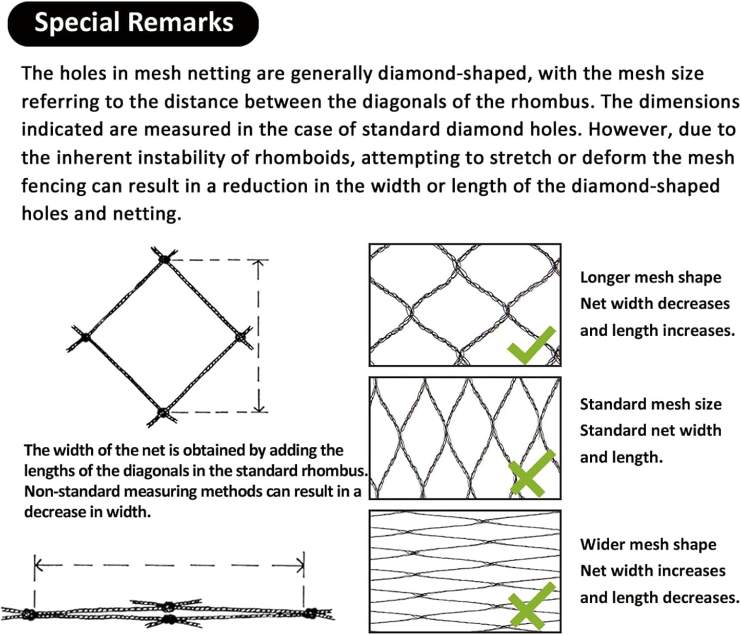 50 x 50 FT Bird Netting for Garden Woven Mesh Garden Netting for Plants, Vegetable, Fruit Trees, Blueberry Bushes, Strawberries Against Birds, Deer, Squirrels and Other Animals