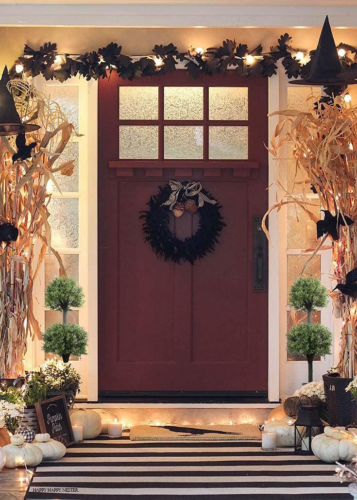 Artificial Topiary Trees Outdoor Boxwood Double Ball 40''T Potted Plants Home Decor 2 Pack