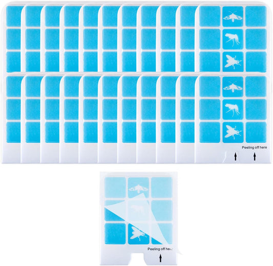 22 Pcs Refill Glue Cards Compatible with Safer Home SH502, SH503 Indoor Fly Trap and Dynatrapp DT3005W Plug-in Bug Light Trap