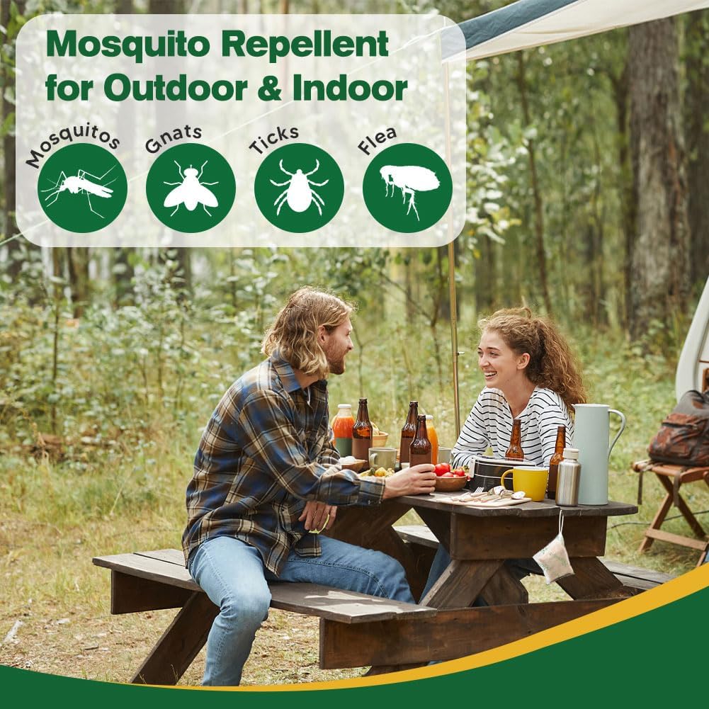 Mosquitoes Repellent Outdoor Patio, Mosquito Deterrent Indoor,Mosquito Control Repeller for Room/Yard/Camping/Home/Travel 8-Pack