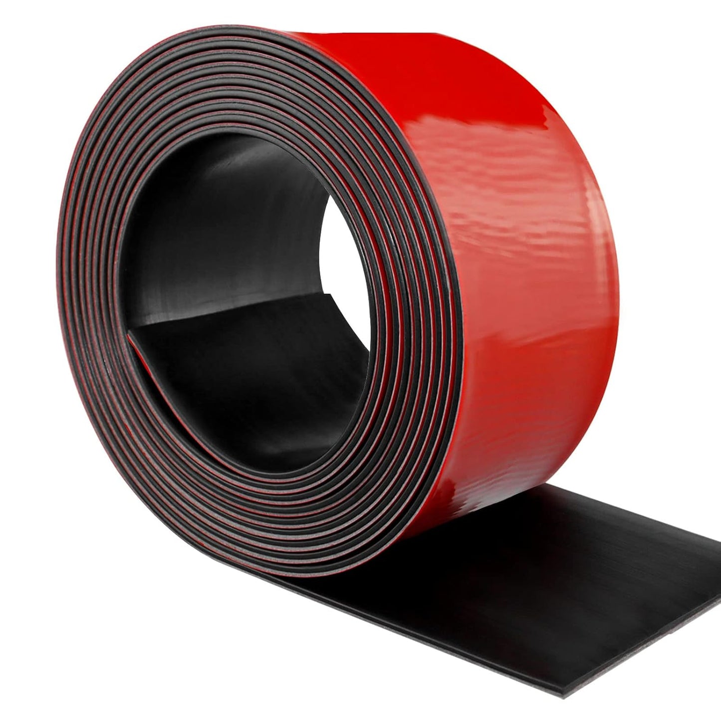 Neoprene Rubber Strips Self Adhesive Solid Rubber Sheets, Rolls & Strips for DIY Gaskets Crafts Pads Seals Warehouse Flooring Neoprene Sheet with Adhesive Backing (4" Wide x 1/5" Thick x 40' Long)