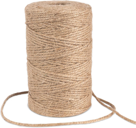 Garden Twine, 394 Feet 2mm Jute Twine, Baling Plant String for Climbing Plants,Tomatoes, Crafting Floristry 120-meter Natural Hemp Rope, 2mm
